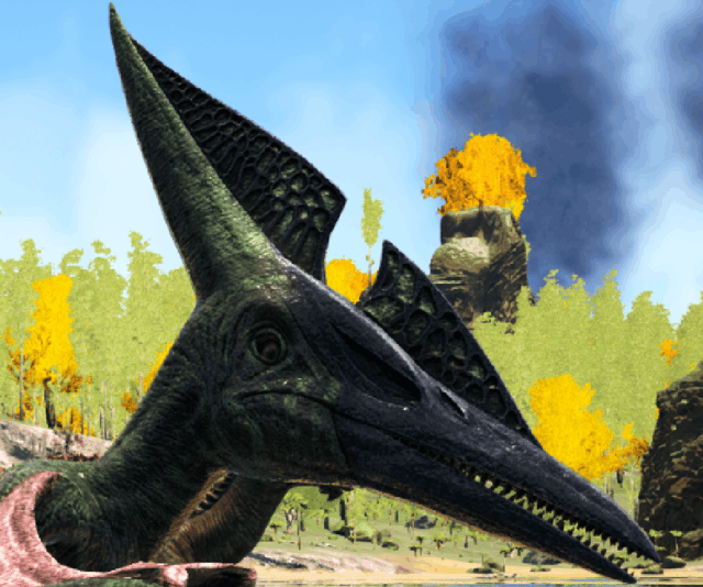 无齿翼龙其它:无齿翼龙在游戏中属于最常见的飞行骑宠,这无非归功于他